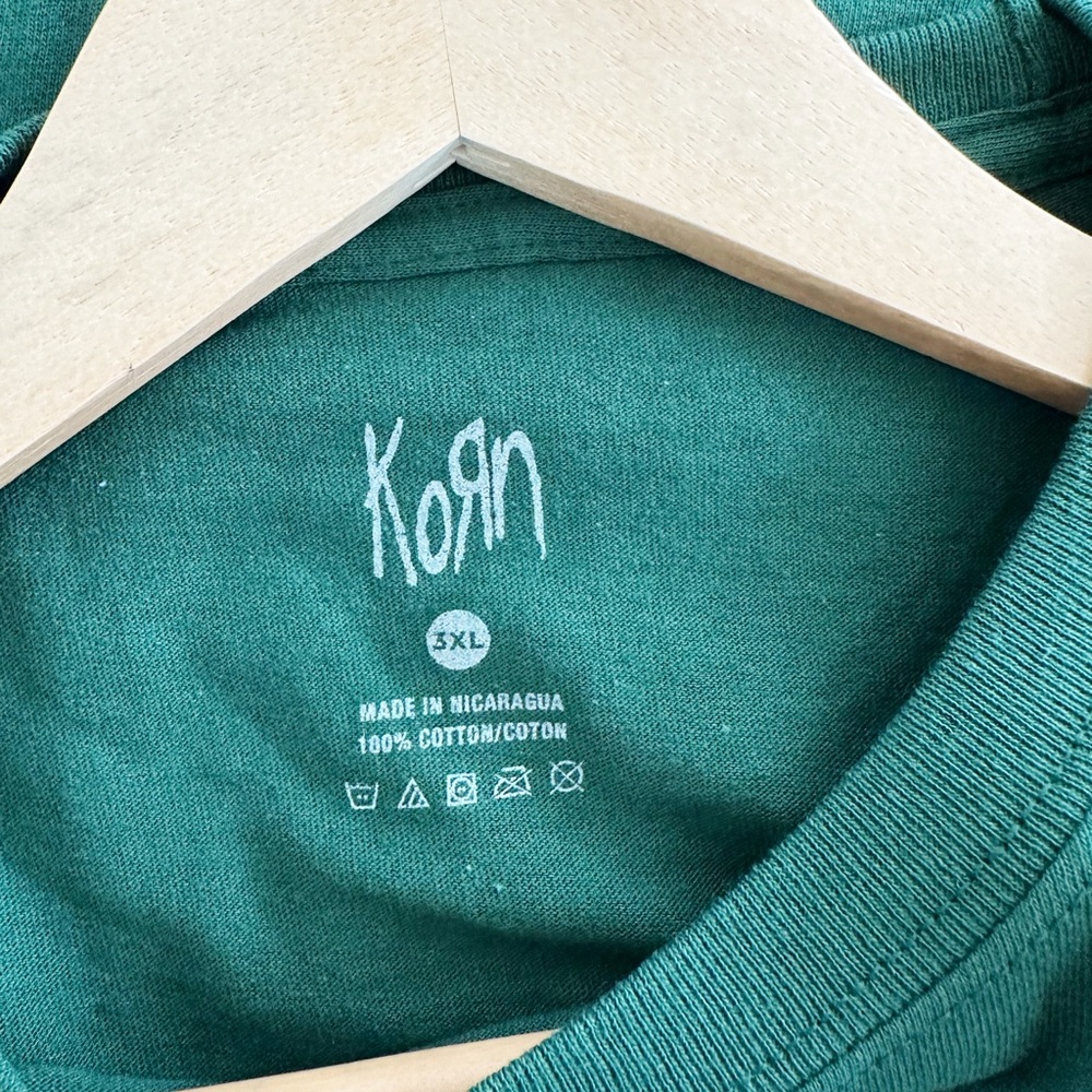 NEW Korn Green Graphic T-shirt - Picture 3 of 6